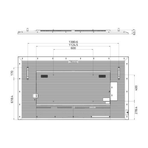 Информационный дисплей Hisense 75DM66D