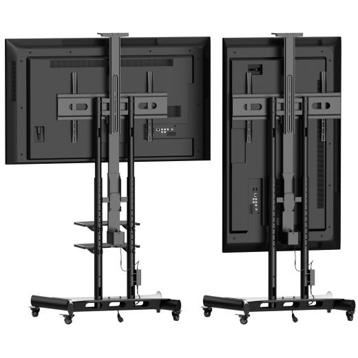 Напольная мобильная моторизованная стойка 50"-86", черная TS1881 eLift