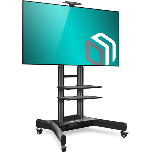 Напольная мобильная  стойка   ONKRON 40"-70", чёрная TS1552