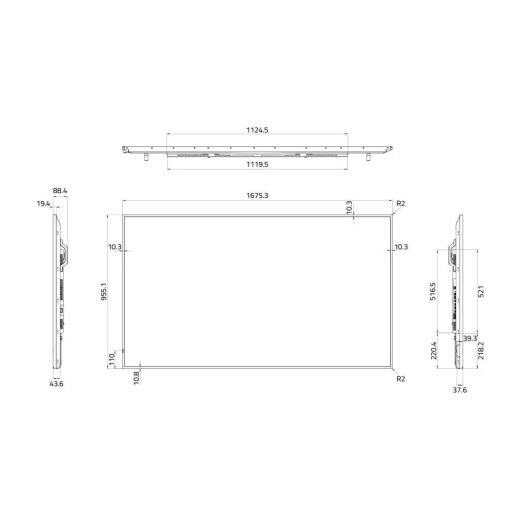 Информационный дисплей Hisense 75DM66D