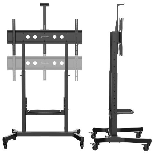 Напольная мобильная стойка 55"-100", TS1991E черная