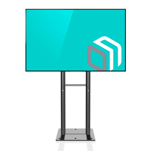 Напольная стойка  ONKRON  для двух экранов 40"-70", чёрная FPRO2L-20