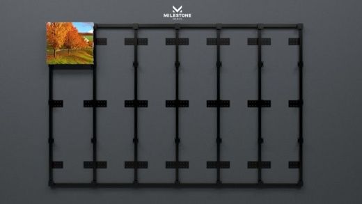 Крепление для кабинетного интерьерного светодиодного экрана