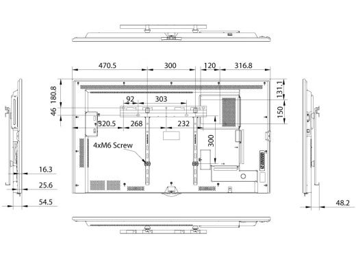 Информационный дисплей Hisense 55BM66AE Информационный дисплей Hisense 55BM66AE