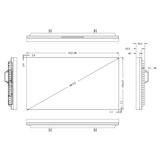 Дисплей для видеостен Hisense 46L35B5U Дисплей для видеостен Hisense 46L35B5U