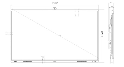 Интерактивный дисплей Hisense 86WR6BE