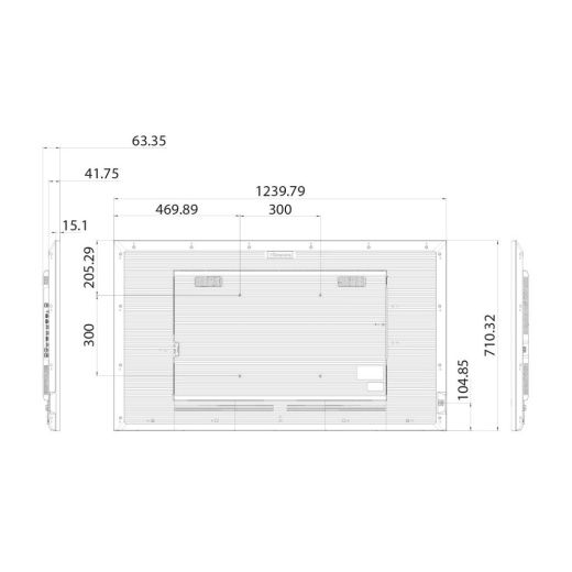 Информационный дисплей Hisense 55DM66D