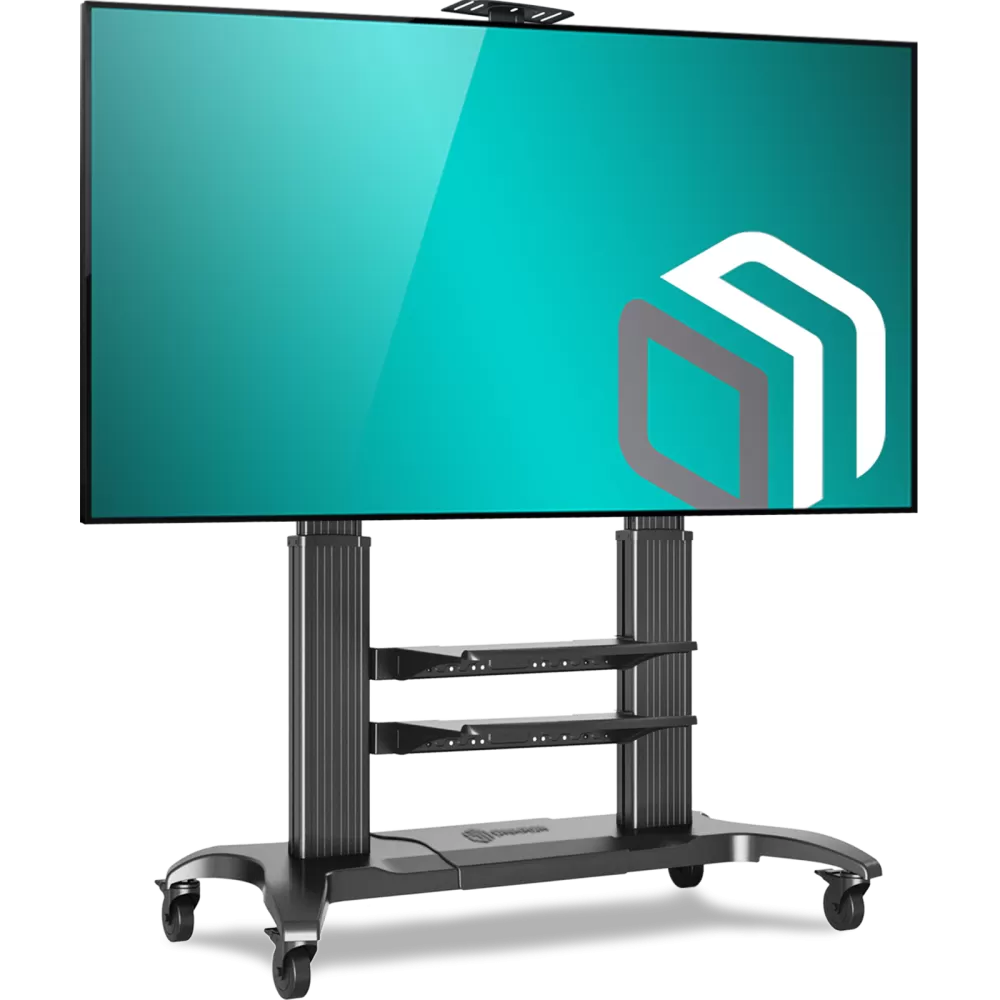 Напольная мобильная  стойка ONKRON 60"-100", чёрная TS2811